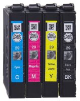 EPSON 29 / T2986 (Erdbeere) schwarz, cyan, magenta, gelb Druckerpatronen, 4er-Set
