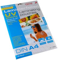 GENIE Laminierfolien glänzend für A4 125 micron, 25 St.