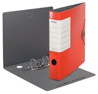 LEITZ Solid 1113 Ordner hellrot Kunststoff 6,2 cm DIN A4,...