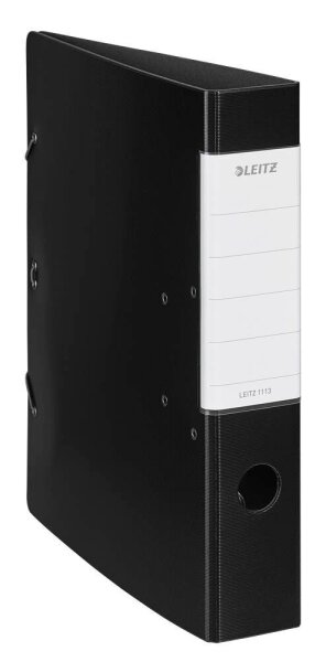 LEITZ Solid 1113 Ordner schwarz Kunststoff 6,2 cm DIN A4, 1 St.