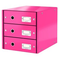 LEITZ Schubladenbox Click & Store  pink 60480023, DIN...