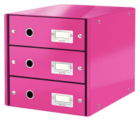 LEITZ Schubladenbox Click & Store  pink 60480023, DIN...