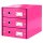 LEITZ Schubladenbox Click & Store  pink 60480023, DIN A4 mit 3 Schubladen, 1 St.