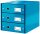 LEITZ Schubladenbox Click & Store  blau 60480036, DIN A4 mit 3 Schubladen, 1 St.