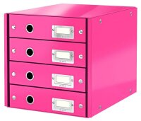 LEITZ Schubladenbox Click & Store  pink 60490023, DIN...