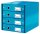 LEITZ Schubladenbox Click & Store  blau 60490036, DIN A4 mit 4 Schubladen, 1 St.