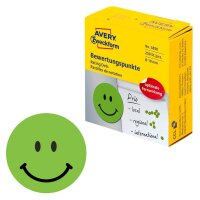 AVERY Zweckform Bewertungspunkte 3858 Gesicht, grün,...