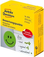 AVERY Zweckform Bewertungspunkte 3858 Gesicht, grün,...