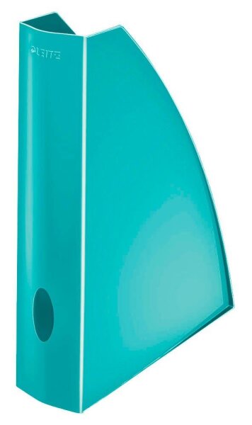 LEITZ Stehsammler WOW 52771051 eisblau Kunststoff, DIN A4, 1 St.