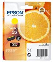 EPSON 33 / T3344 (Orangen) gelb Druckerpatrone