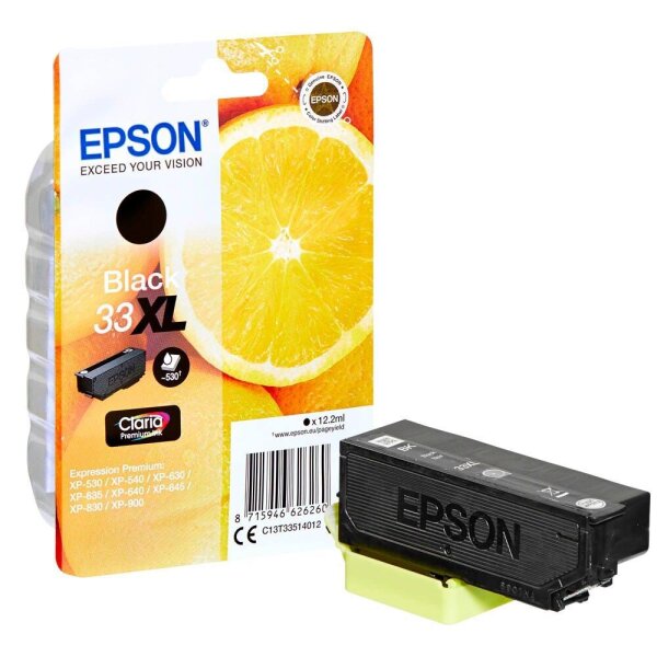 EPSON 33XL / T3351XL (Orangen) schwarz Druckerpatrone