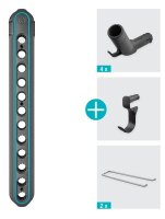 GARDENA Wandhalterung combisystem grau, blau, 1 St.