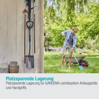 GARDENA Wandhalterung combisystem grau, blau, 1 St.