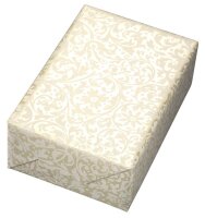 JUNG SCHÖNER VERPACKEN Geschenkpapier Brokat beige...