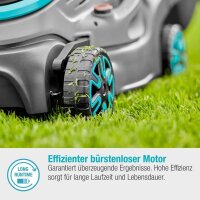 GARDENA PowerMax 32/18V P4A Ready-to-Use Set Akku-Rasenmäher 18,0 V für bis zu 200,0 m², mit 1 Akku