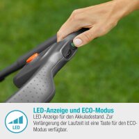 GARDENA PowerMax 32/18V P4A Ready-to-Use Set Akku-Rasenmäher 18,0 V für bis zu 200,0 m², mit 1 Akku