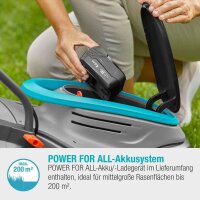GARDENA PowerMax 32/18V P4A Ready-to-Use Set Akku-Rasenmäher 18,0 V für bis zu 200,0 m², mit 1 Akku