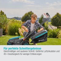 GARDENA PowerMax™ 37/36V P4A Ready-to-Use Set Akku-Rasenmäher 18,0 V für bis zu 350,0 m², mit 2 Akkus