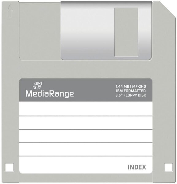 MediaRange Disketten Disketten 1,44 MB, 10 St.