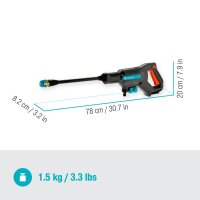 GARDENA AquaClean 24/18V P4A Solo Akku-Druckreiniger 18,0 V, ohne Akku