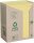 Post-it® Recycling Notes Haftnotizen 655-1T gelb, 16 Blöcke