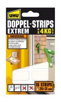 UHU EXTREM Klebestreifen für max. 4,0 kg, 26,0 x...