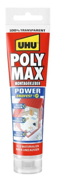 UHU POLY MAX POWER Montagekleber 115,0 g, 1 St.