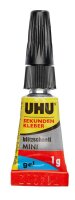 UHU blitzschnell MINIS gel Sekundenkleber 3x 1,0 g, 3 St.
