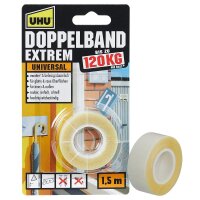 UHU EXTREM UNIVERSAL 120KG doppelseitiges Klebeband 19,0...