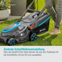 GARDENA PowerMax™ 1800/37 G2 Elektro-Rasenmäher 1800 Watt für bis zu 500 m²