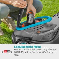 GARDENA PowerMax™ 37/36V P4A Solo Akku-Rasenmäher 18,0 V für bis zu 350,0 m², ohne Akku