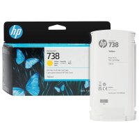 HP 738(498N7A) gelb Druckerpatrone