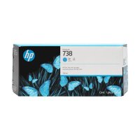 HP 738(676M6A) cyan Druckerpatrone