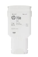 HP 738(676M6A) cyan Druckerpatrone