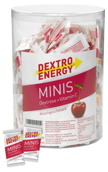 DEXTRO ENERGY minis Kirsche Traubenzucker 300 St./450,0 g, 300 St.