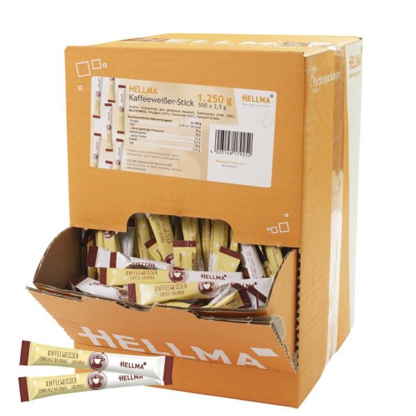 HELLMA Kaffeeweißer 29,8 % 500 x 2,5 g