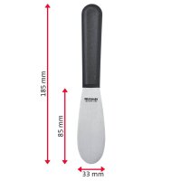 WESTMARK Buttermesser Master Line schwarz, silber, Klinge: 8,5 cm, 1 St.