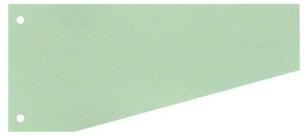 Wekre Trennstreifen Trapez grün, 190 g/qm Karton 24,0 x 10,5 / 6,0 cm, 100 St.