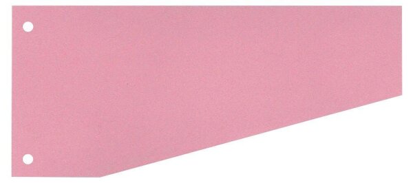 Wekre Trennstreifen Trapez rosa, 190 g/qm Karton 24,0 x 10,5 / 6,0 cm, 100 St.