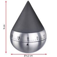 WESTMARK Küchentimer Präsentia schwarz, silber,...