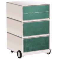 PAPERFLOW easyBox Vintage Rollcontainer weiß, bunt...