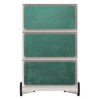 PAPERFLOW easyBox Vintage Rollcontainer weiß, bunt 62375 4 Auszüge 39,0 x 43,6 x 64,2 cm