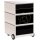 PAPERFLOW easyBox Classic Chic Rollcontainer weiß, bunt 61415 4 Auszüge 39,0 x 43,6 x 64,2 cm