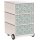 PAPERFLOW easyBox Vintage Rollcontainer weiß, bunt 60843 4 Auszüge 39,0 x 43,6 x 64,2 cm
