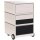 PAPERFLOW easyBox Classic Chic Rollcontainer weiß, bunt 61447 4 Auszüge 39,0 x 43,6 x 64,2 cm