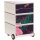 PAPERFLOW easyBox Tropical Rollcontainer weiß, bunt 60683 4 Auszüge 39,0 x 43,6 x 64,2 cm