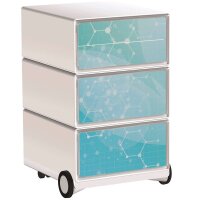 PAPERFLOW easyBox Business Rollcontainer weiß, bunt...