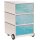 PAPERFLOW easyBox Business Rollcontainer weiß, bunt 62199 4 Auszüge 39,0 x 43,6 x 64,2 cm