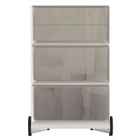 PAPERFLOW easyBox Contents Rollcontainer weiß, bunt 61909 4 Auszüge 39,0 x 43,6 x 64,2 cm