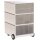 PAPERFLOW easyBox Contents Rollcontainer weiß, bunt 61909 4 Auszüge 39,0 x 43,6 x 64,2 cm